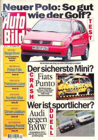Deckblatt Auto Bild (34/1994)